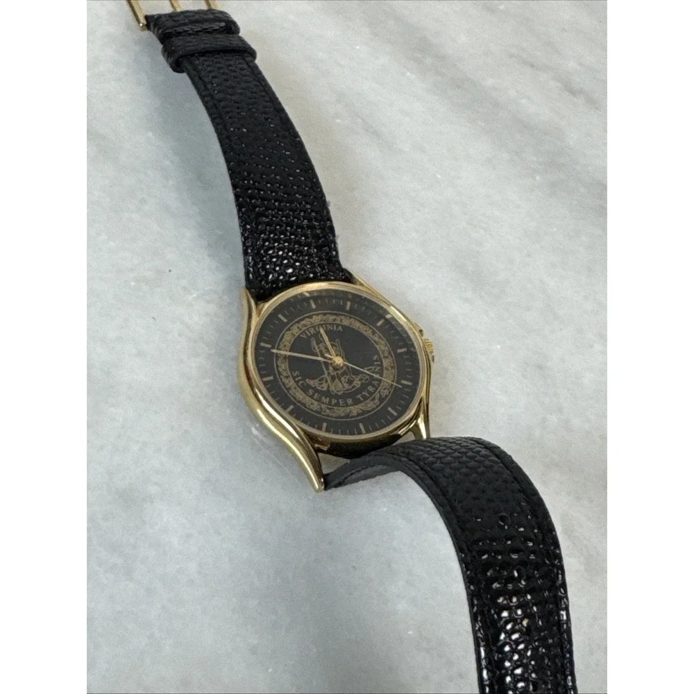 A*belle Watch virginia sic semper tyrannis 40 years Vintage Need Batteries